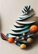 Cartes de Noël minimalistes
